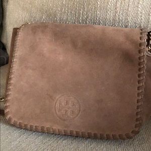 Suede Tory Burch bag
